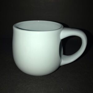 2005 Starbucks Light Blue  Pot Belly Barrel 16 oz Coffee Mug Coffee Cup